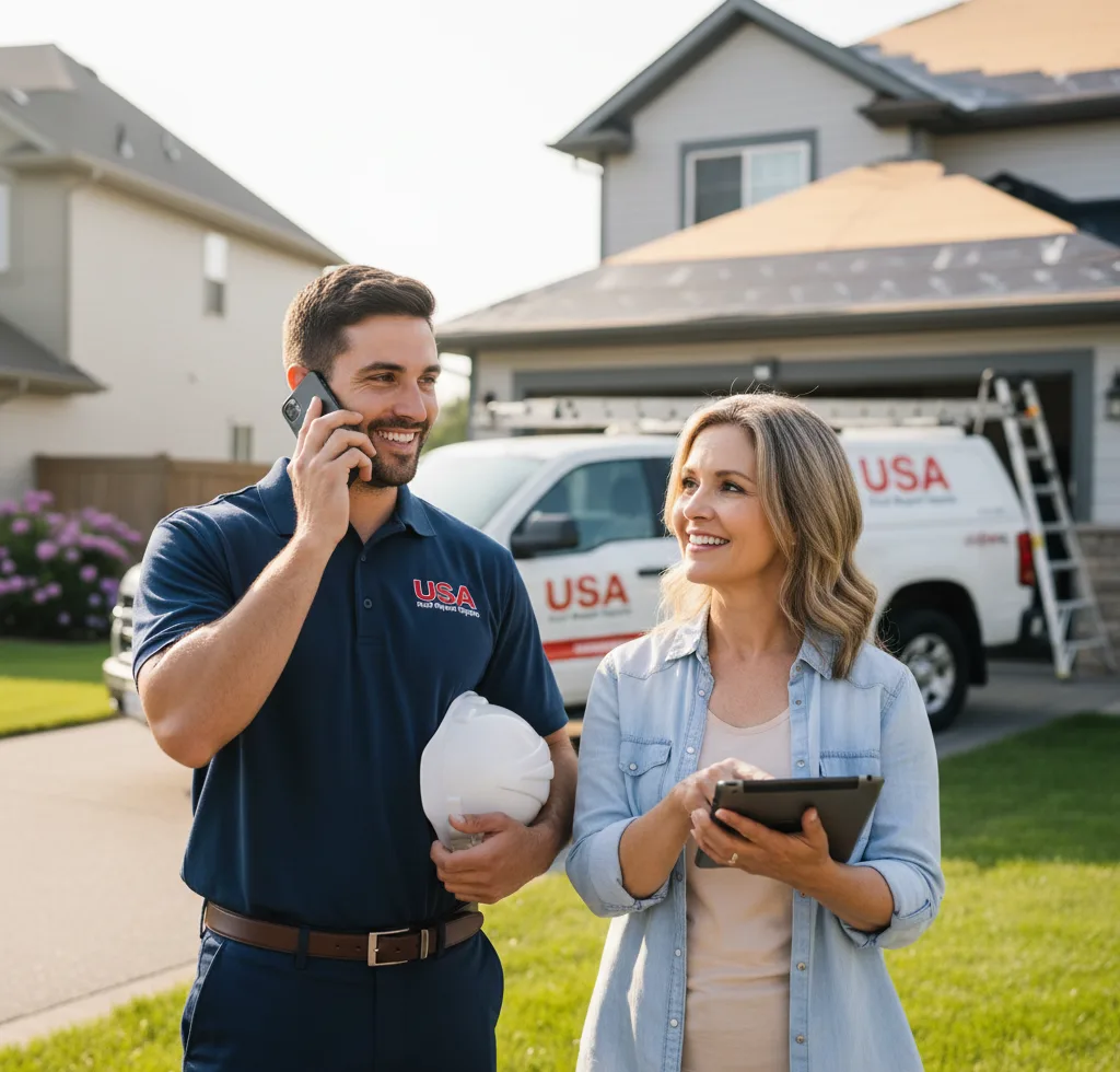 USA Roof Repair Experts customer support in Cosby